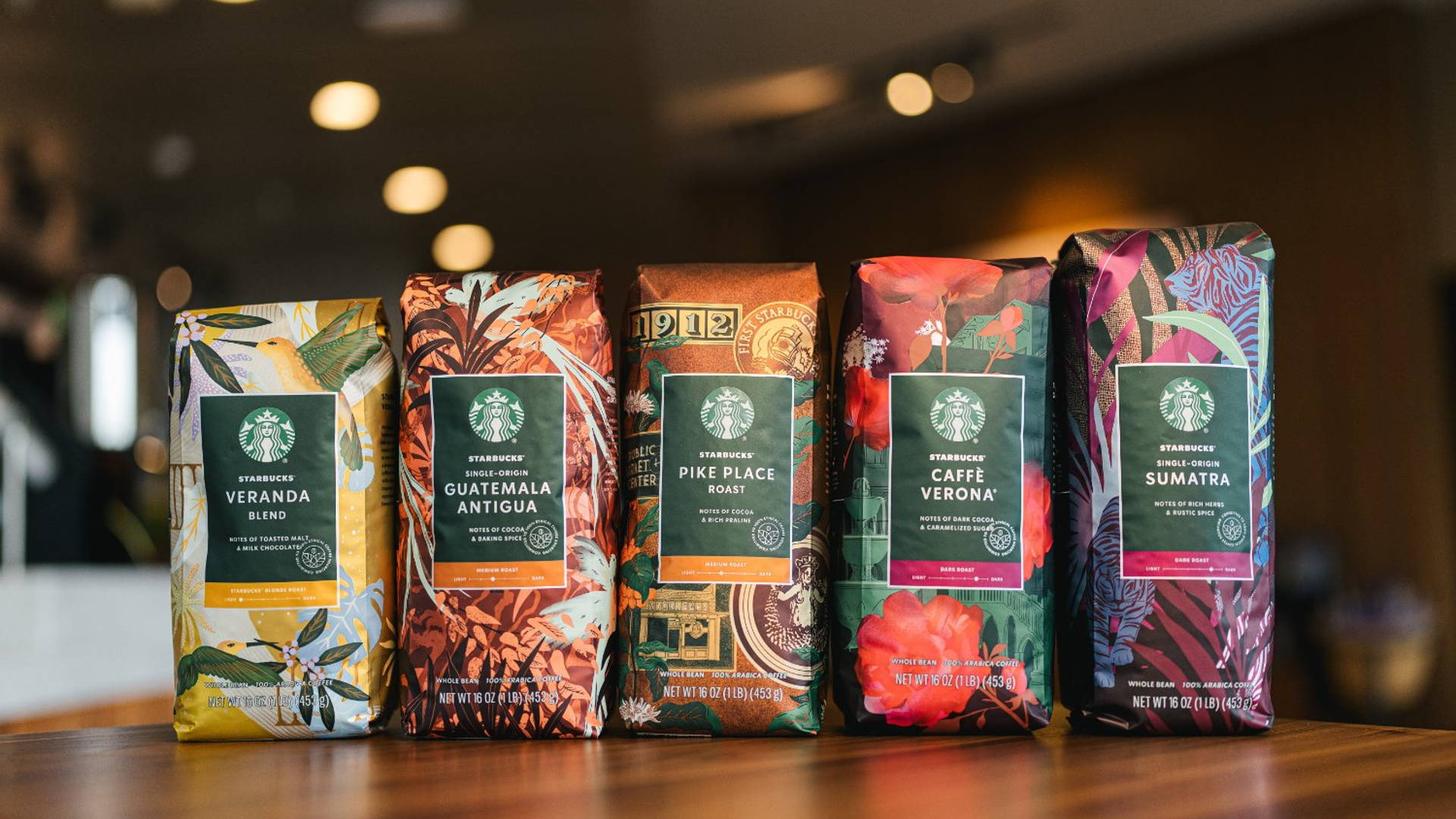 Featured image for Starbucks Refreshes Whole Bean Packaging After A Decade