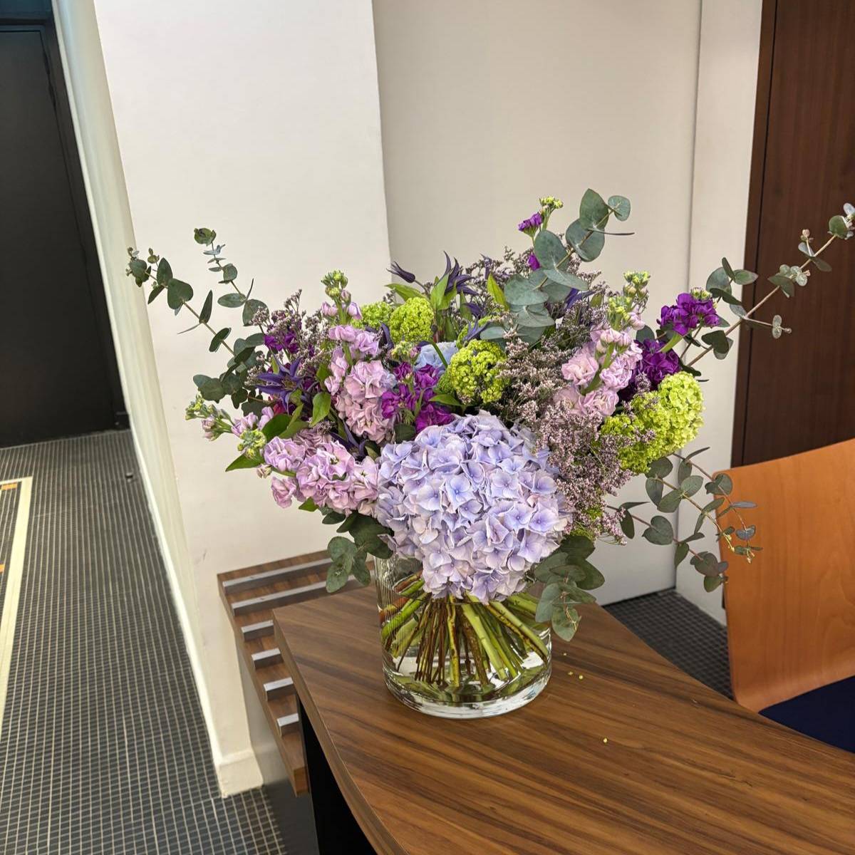Bouquet de fleurs séchées jaunes