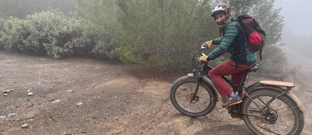 Riding up Burma Grade is challenging and scenic at any time of the year.