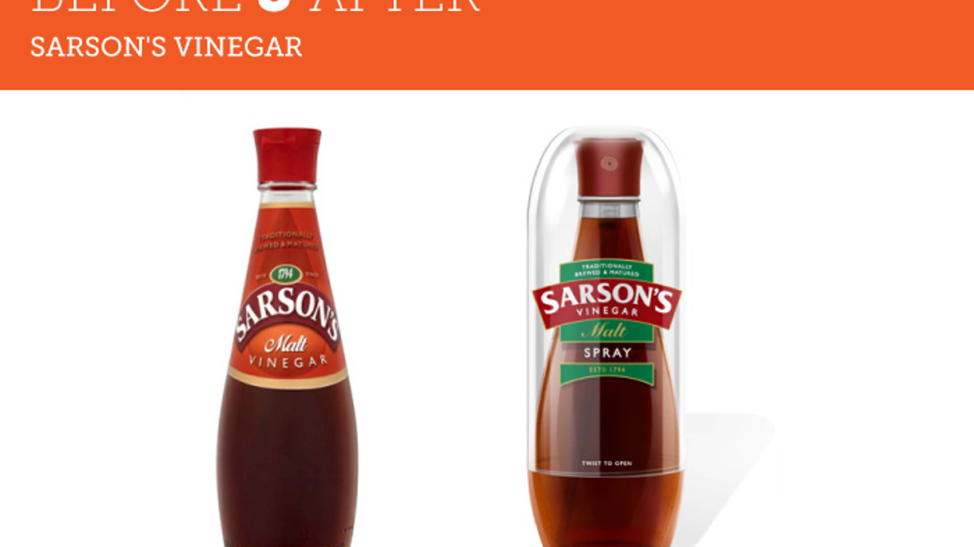 Featured image for Before & After: Sarson's Vinegar