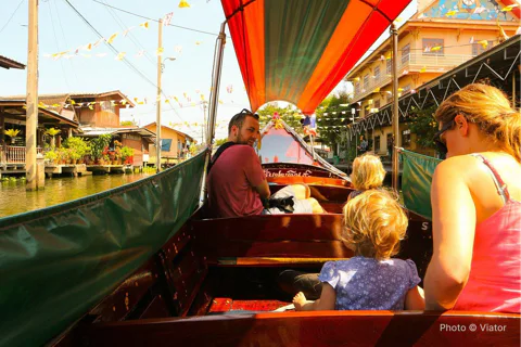 Explore Bangkok by Bike & Boat with Lunch