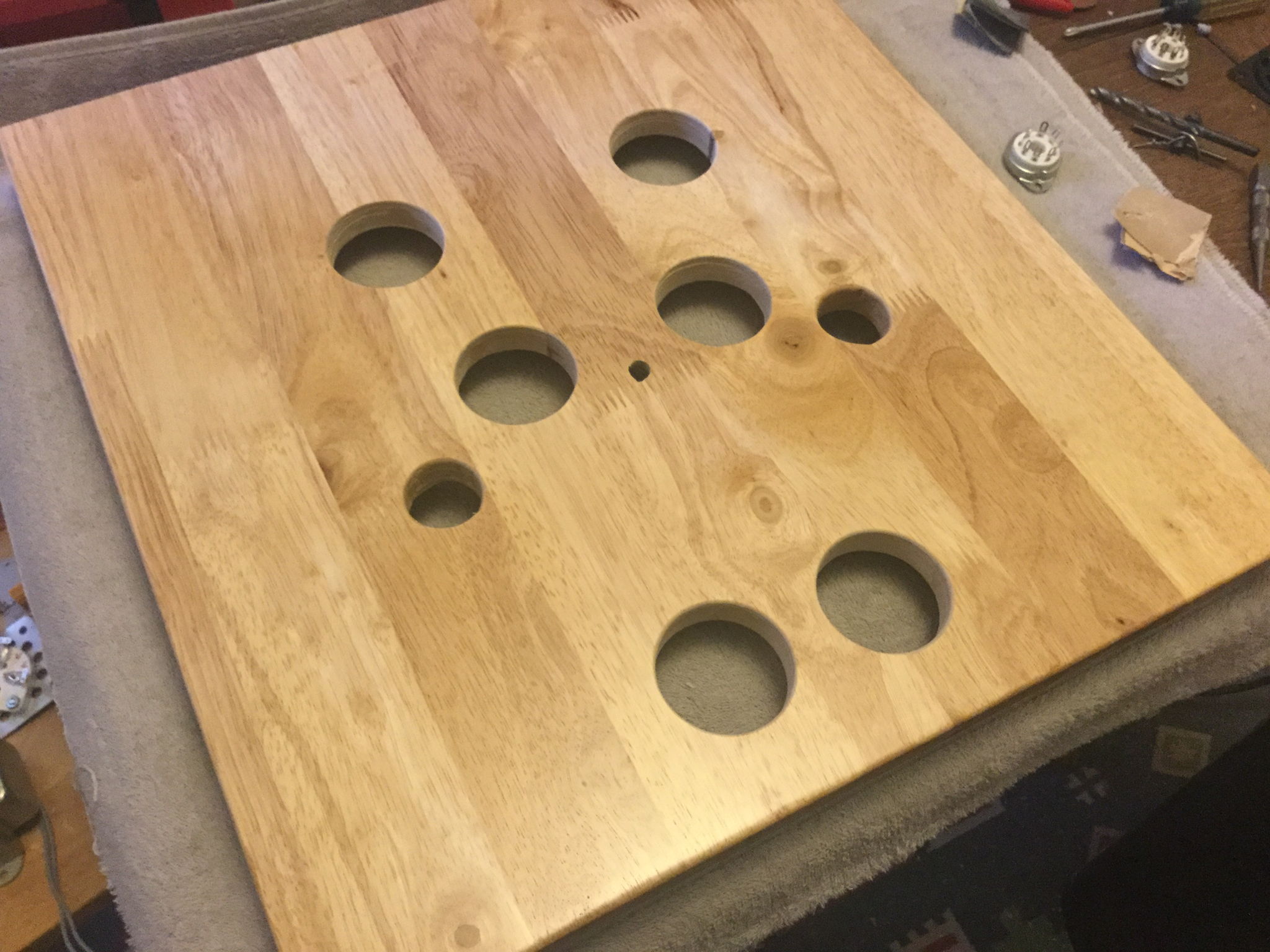 completed holes