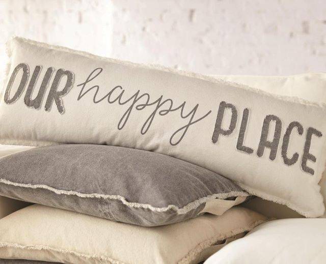 mudpie pillow our happy place