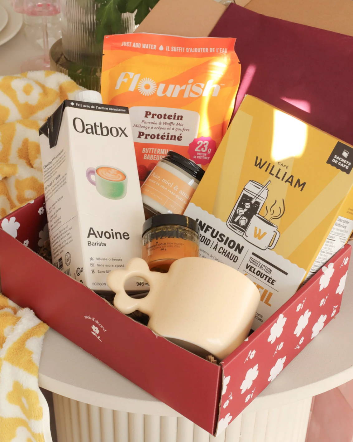 Boite cadeau déjeuner ensoleillé