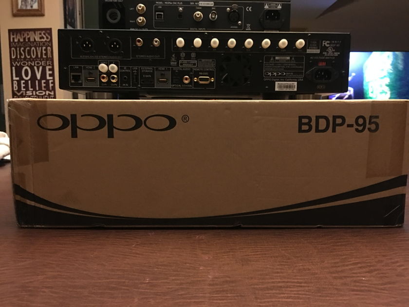 OPPO BDP-95 3D Blue - Ray Dvd Sacd Eastern Electric MiniMax Tube Dac.