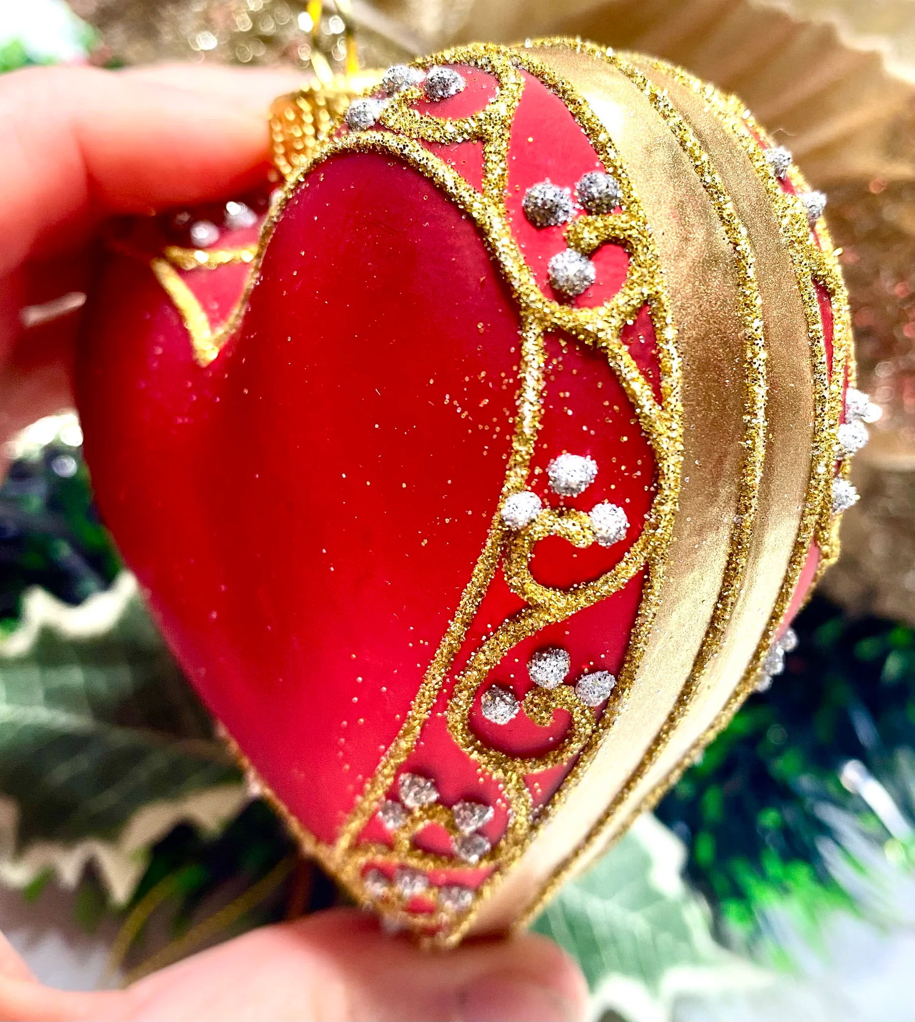 Heart Tree Red Bauble - Image 4