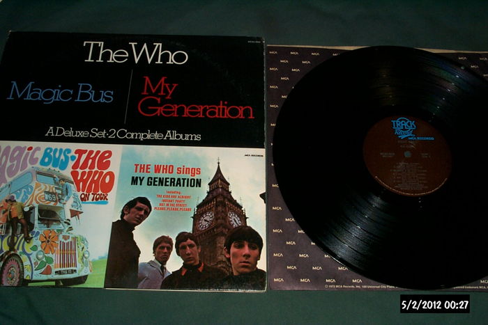 The who - 2 Lp Track Label magic bus/my generation