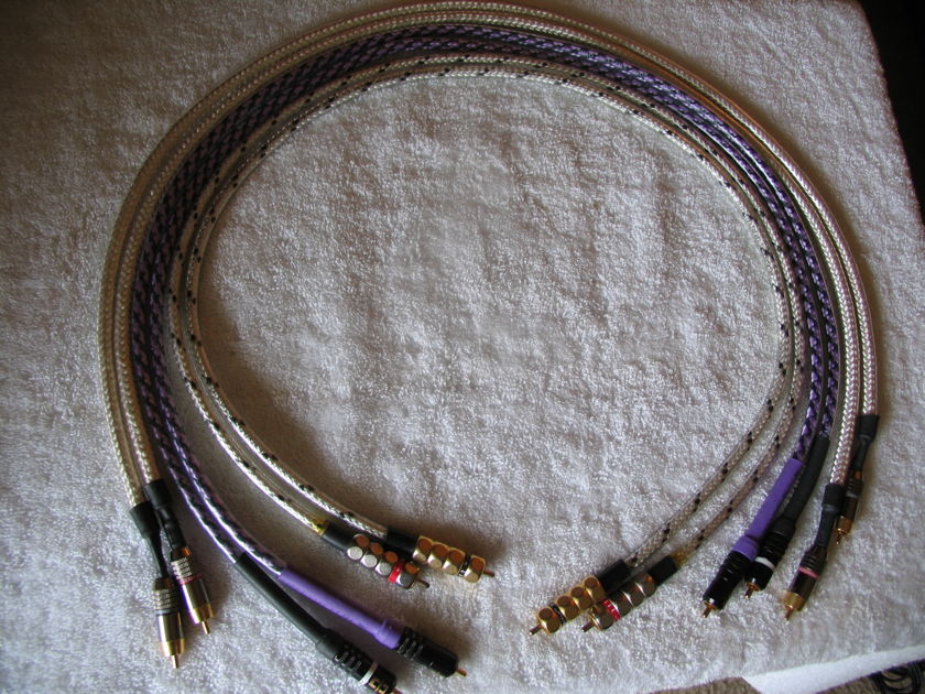 Straigh Wire-Audio Analyss- world Wide 1 meter interconnects 3 pairs