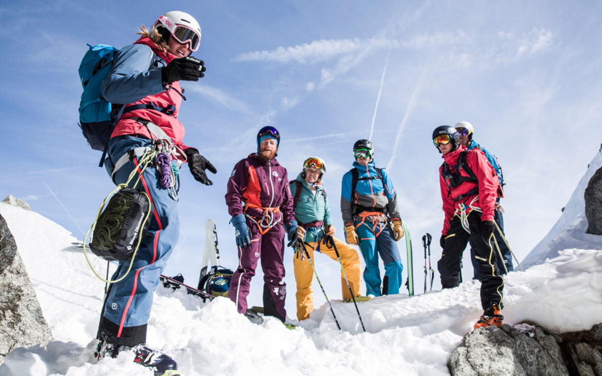 Tag bei der Ausbildung als Bergführer