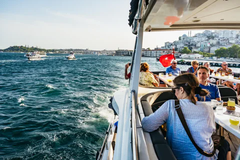 Bosphorus Sunset Cruise on a Luxurious Yacht