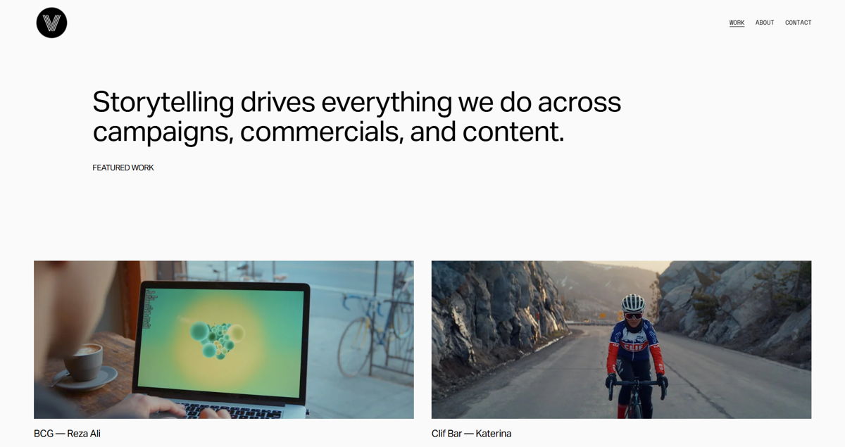 Screenshot of Vertical Online, from the production company websites collection.