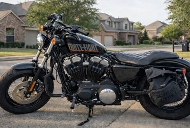 2015 HARLEY-DAVIDSON XL1200X FORTY-EIGHT (VIVID BLACK) motorcycle for rent near McKinney, TX