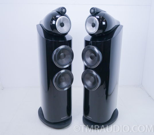 B&W 803 D3 Floorstanding Speakers; Gloss Black Pair (3689)