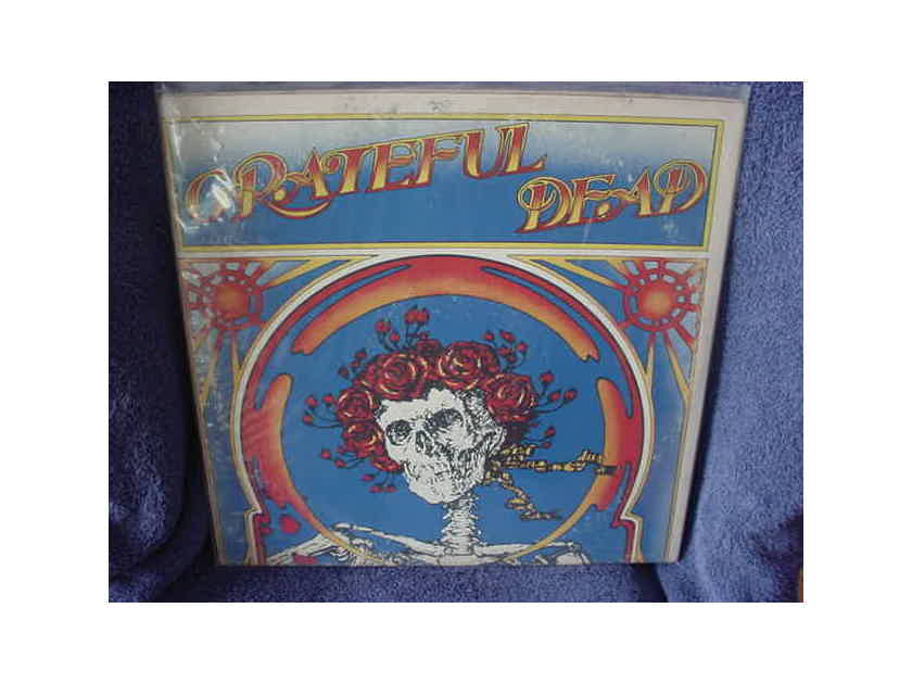 Greatful Dead 2nd Live LP w/ decal - Greatful dead / Skull w/roses  Warner Bros Green Label 2ws1935 USA 1971