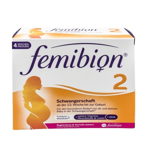 Femibion 2 Grossesse - Vitamines & Minéraux - 28 Comprimés