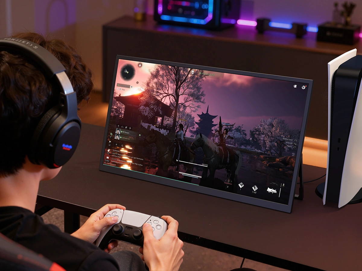 UStation Δ / Delta Max - Stacked Monitor Laptop Touch Dual Screen Folding 18 Inch