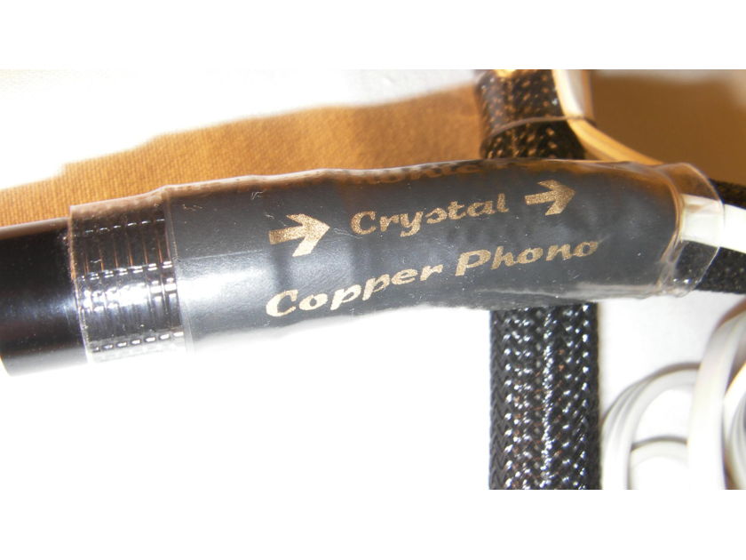 Harmonic Technology Crystal Copper Phono IC (RCA-RCA) 1m  (Free Ship & PayPal)