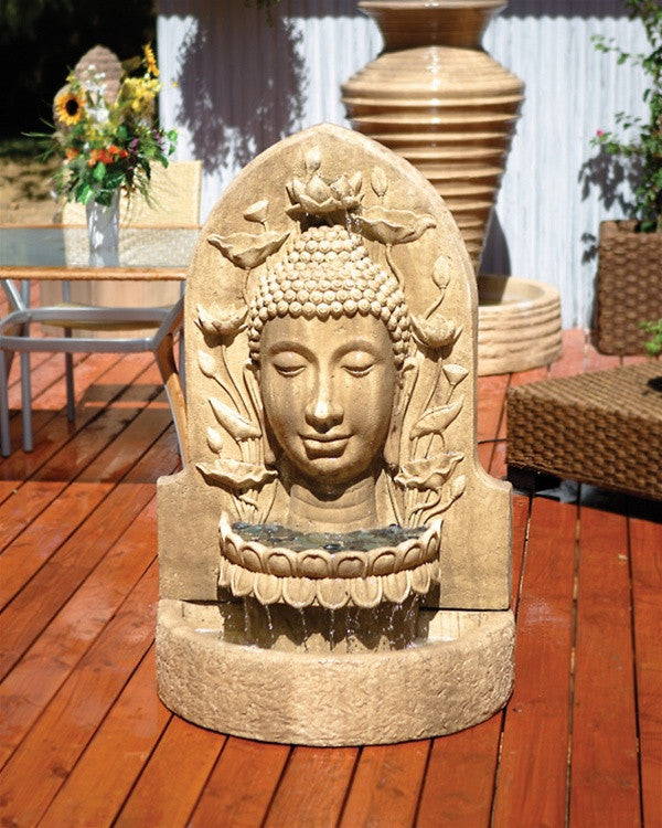 buddha garden water fountain