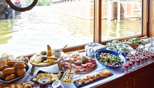 salonschiff oggesen buffet tisch