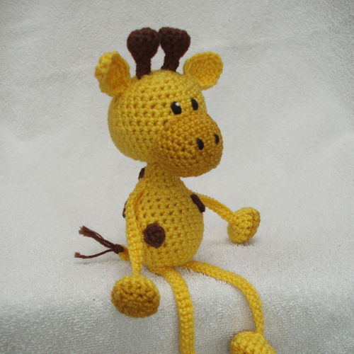 Dangle cuddly toy giraffe