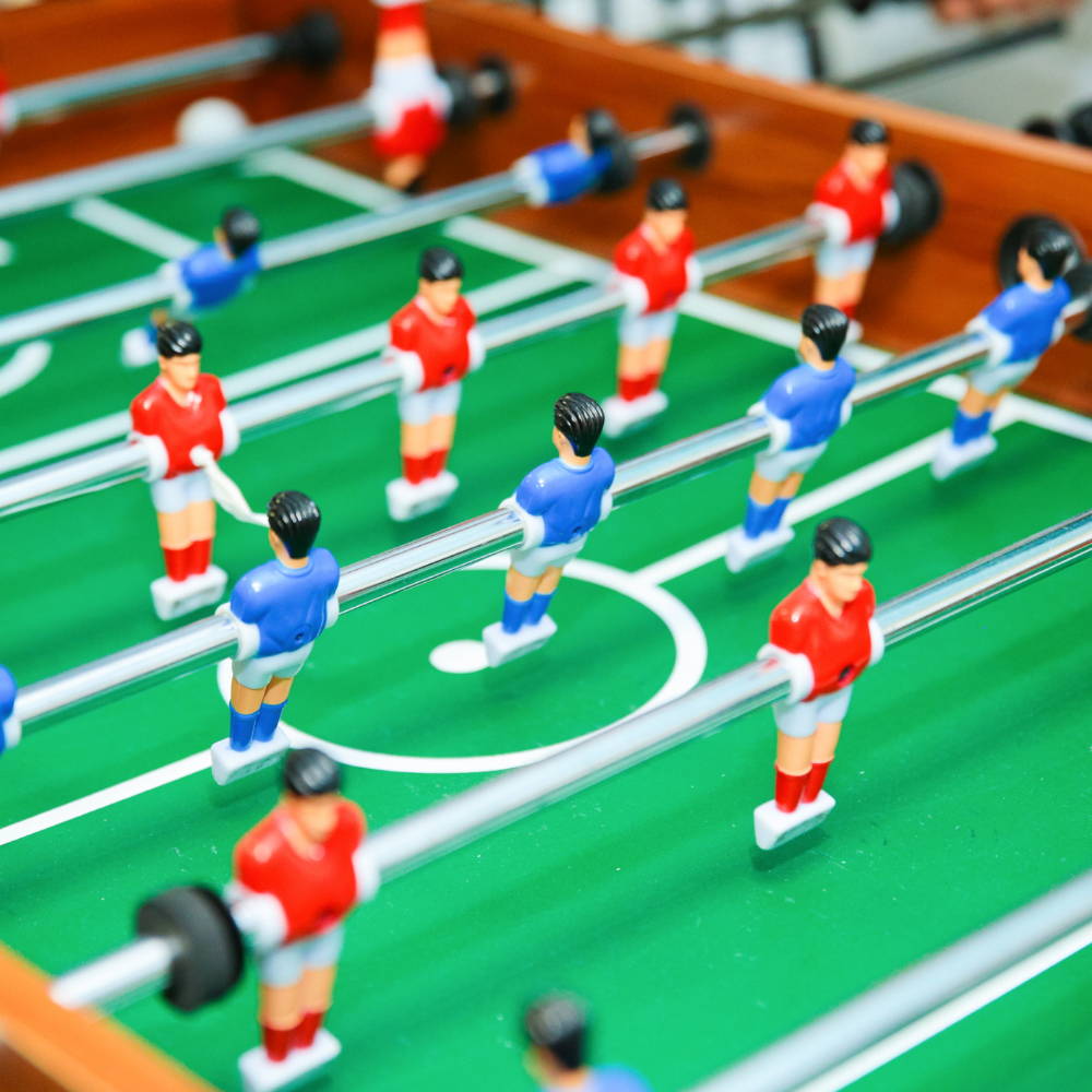 Playing Table Football