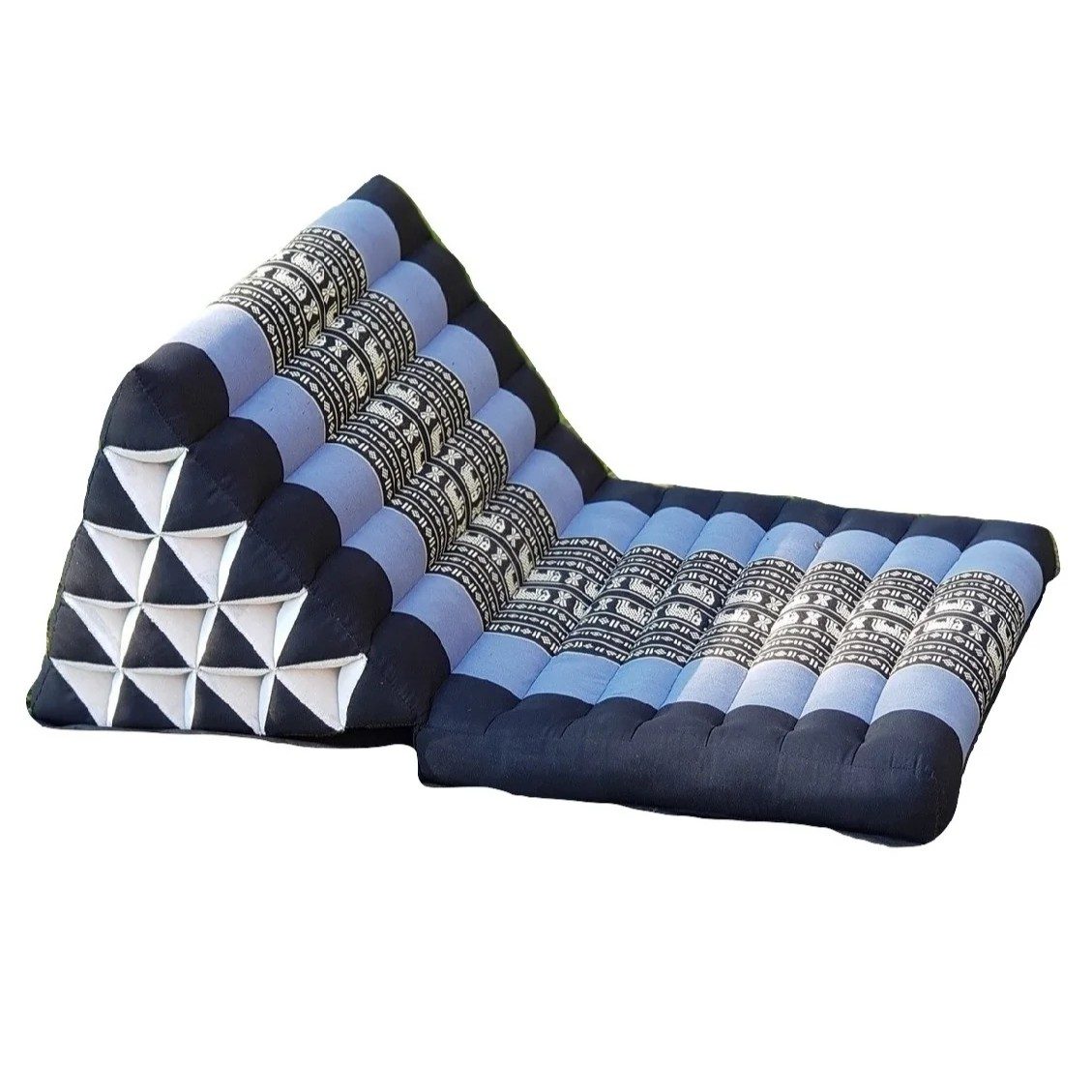 Thai kapok cushion Jumbo 1-FOLD Thai Triangle Pillow Mat-2 models available