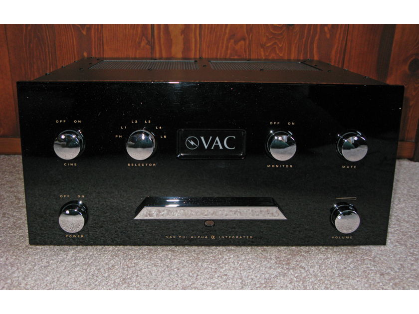 VAC ALPHA Integrated Amplifier with full backup tube set