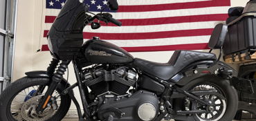 2020 HARLEY-DAVIDSON FXBB STREET BOB ABS motorcycle for rent near Redding, CA