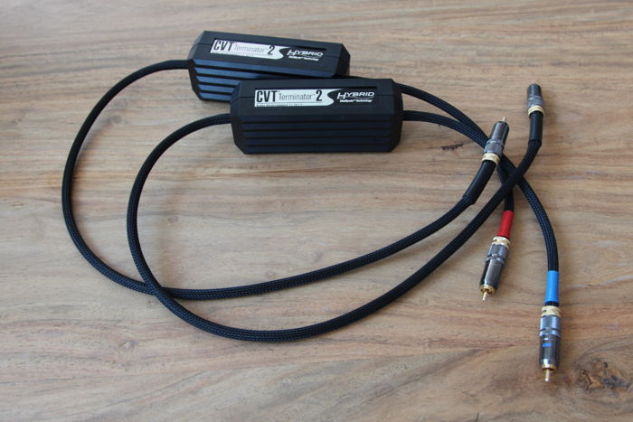 MIT Cables CVT Terminator 2 RCA Interconnects 1m