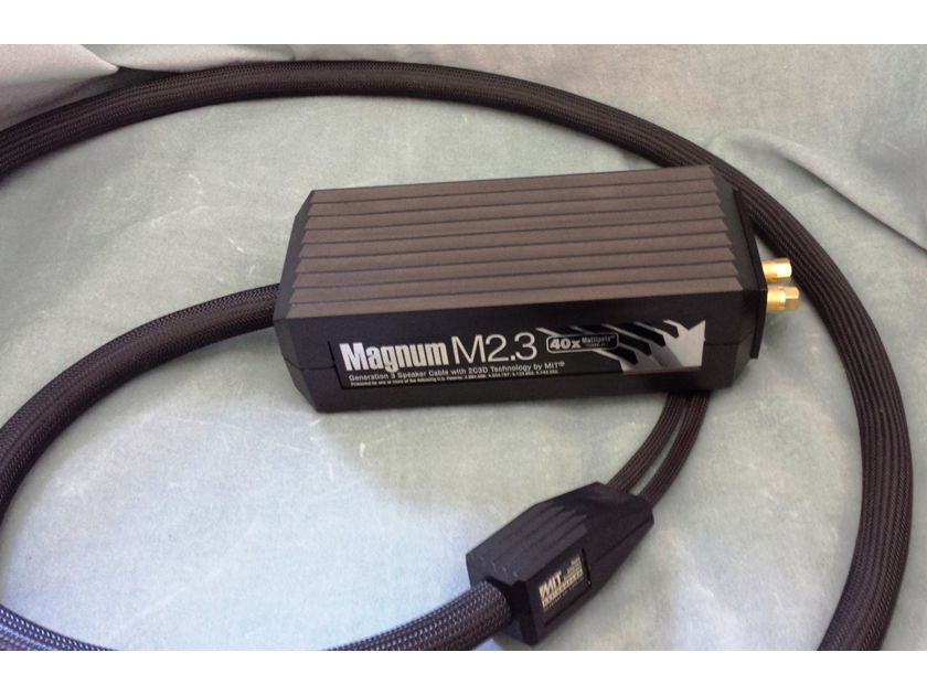 MIT Magnum M2.3 spkr cable 8ft.  single cable; center channel?   WRNTY.