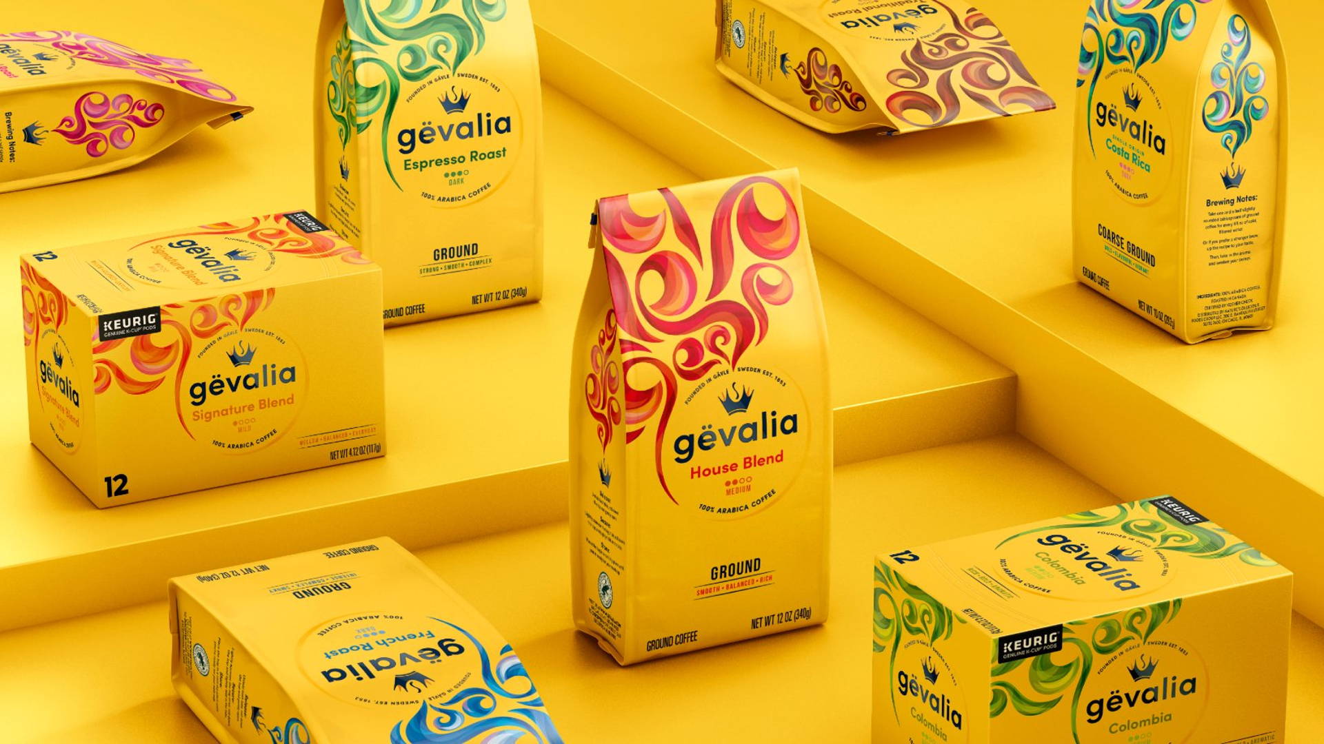 Featured image for BrandOpus Redesigns Swedish Coffee Brand Gevalia