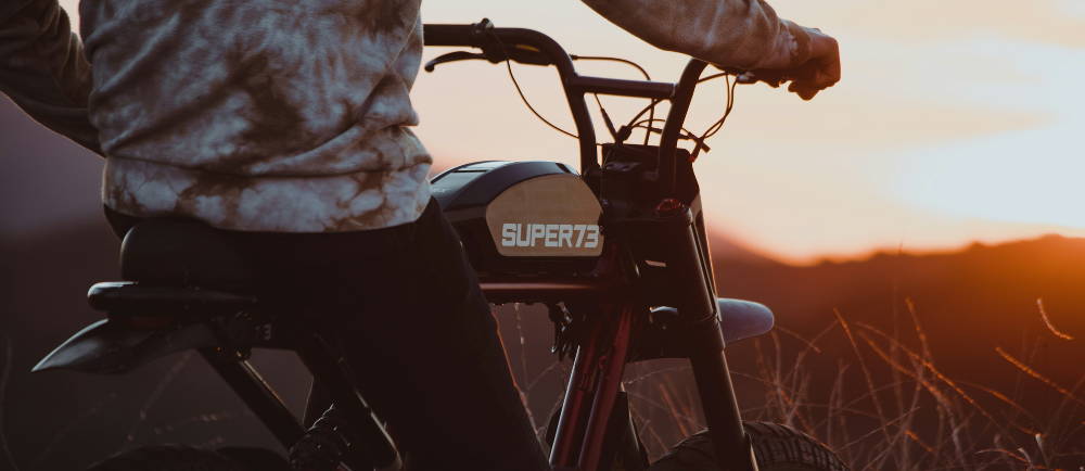 a SUPER73 electric mini moto