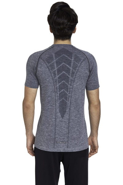 Jerf Mens Condor Grey Melange Seamless Tee Shirt - Image 3