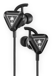 battle buds in-ear gaming headset in black and silver