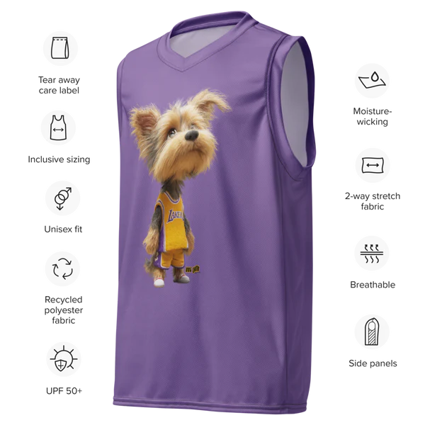 Purple Yorkshire Terrier Jersey - Image 3