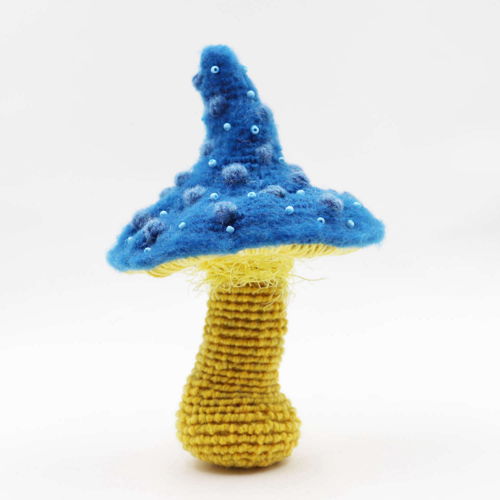 Blue Cap | crochet Mushroom