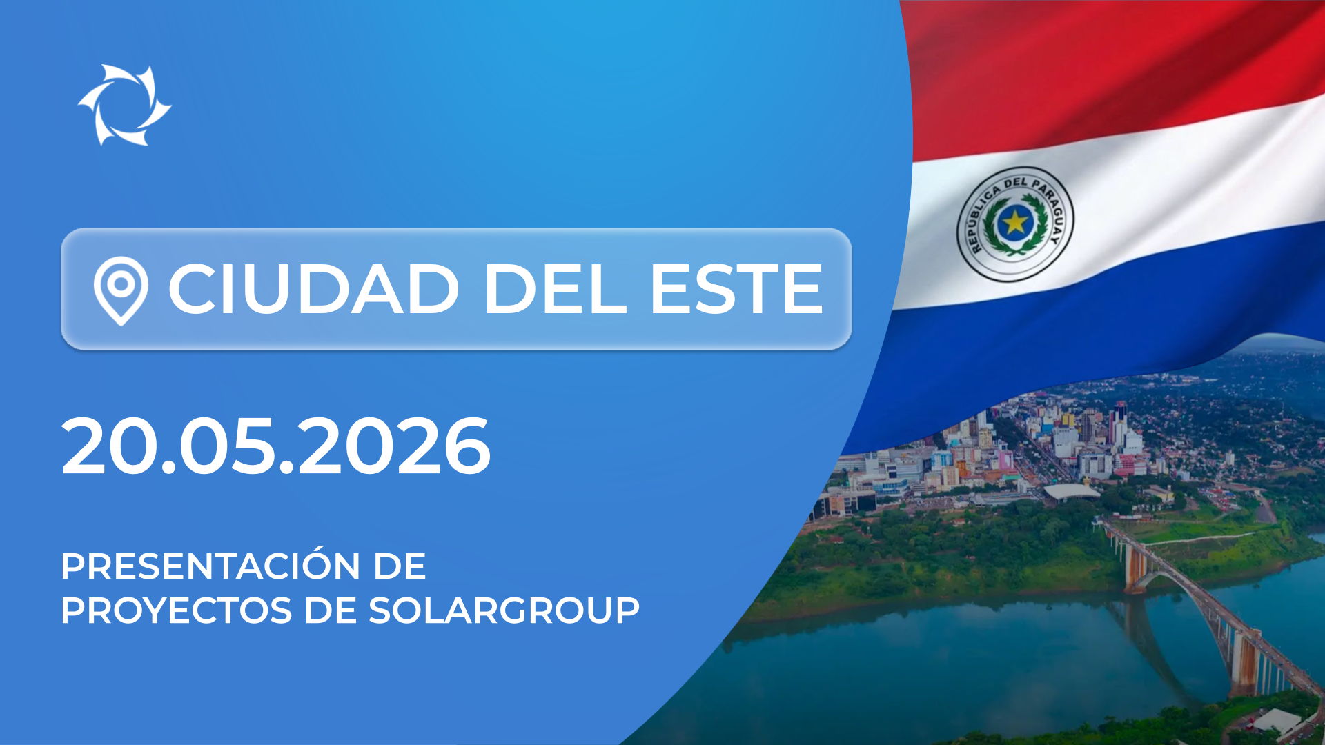 Presentación de proyectos innovadores de SOLARGROUP en Paraguay (Ciudad del Este)