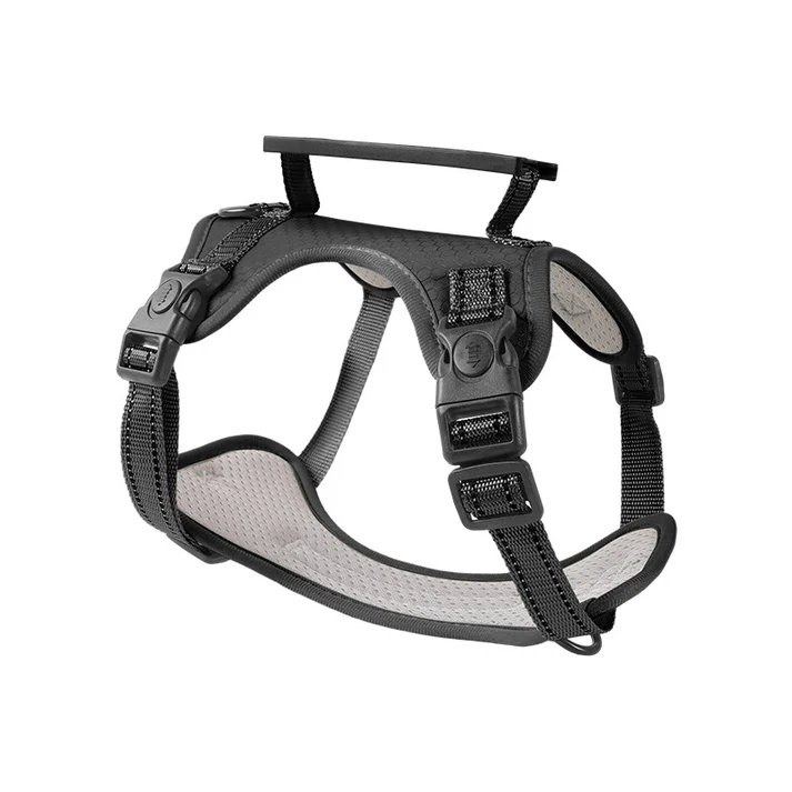 Black Reflective Dog Harness with Leash, No-Pull Vest Harness for Dogs, Adjustable Dog Vest with Handle, Walking Training Pet Harness