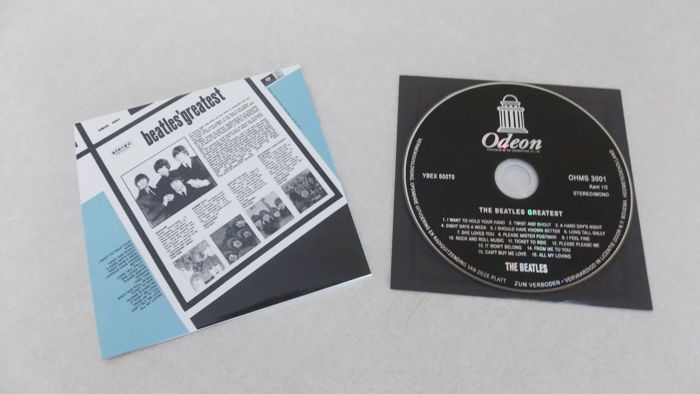 BEATLES AUDIOPHILE - THE BEATLES GREATEST MINI LP CD DU...