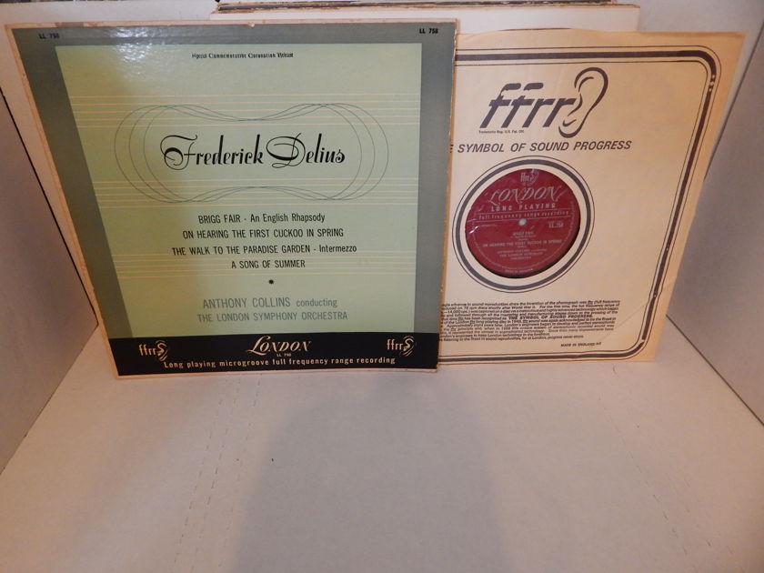 FREDERICK DELIUS - Brigg Fair - An English Rhapsody Anthony Collins London Symphony LP