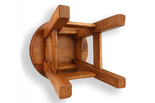 Children’s wooden chair Giraffe themed with solid backrest - Image 5