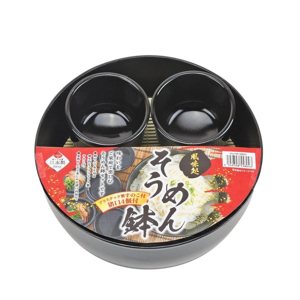 Somen noodle bowl with 4 soup cups set - Image 3