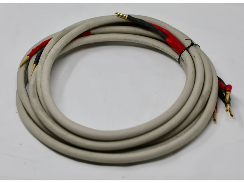Straight Wire  Octave II 12 Foot Speaker Cables (Pair)  W/ Banana Crimps and Free Shipping