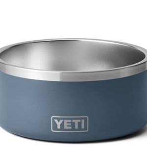 YETI Boomer 8, Stainless Steel, Non-Slip Dog Bowl, Holds 64 Ounces, Nordic Blue