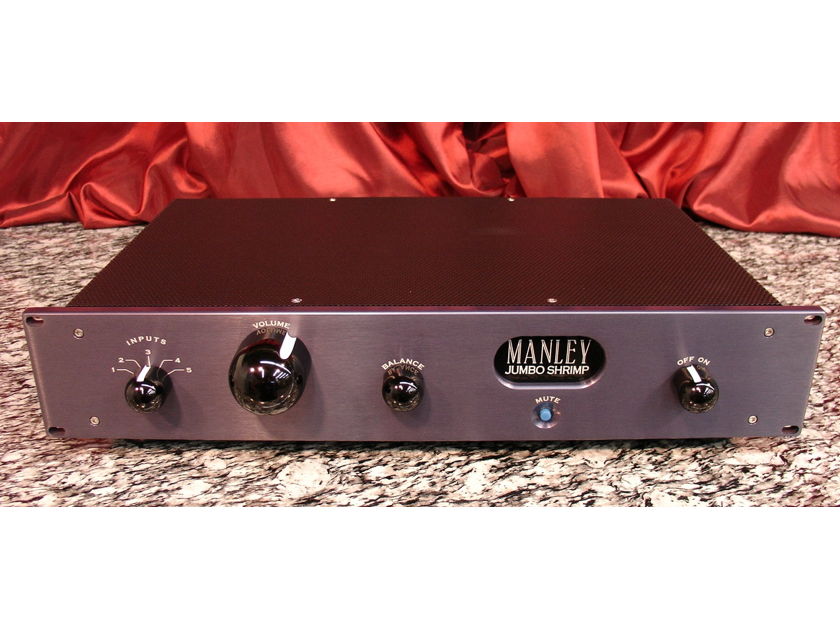 Manley Laboratories Jumbo Shrimp remote control tube linestage preamp Excellent! Satisfaction Guaranteed