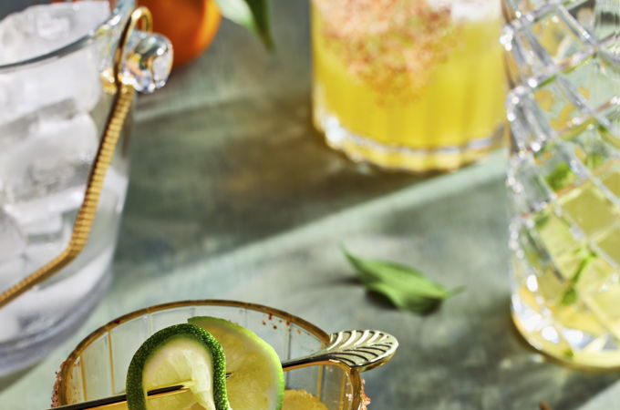 Orange and Passion Fruit Margarita