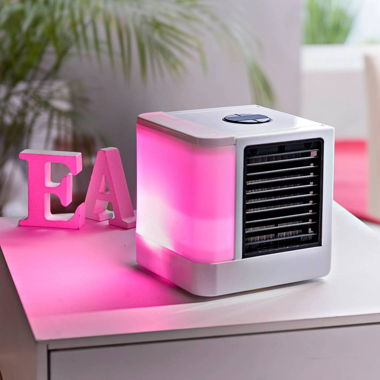 Verdunstungskühler mit Ventilator 7Lichtstimmungen