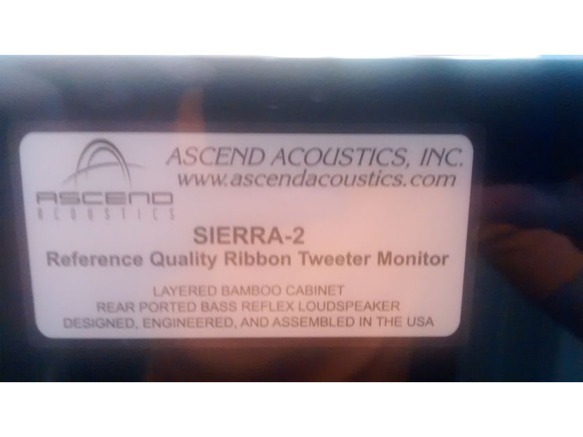 Ascend Acoustics sierra 2 Reference Ribbon Monitors