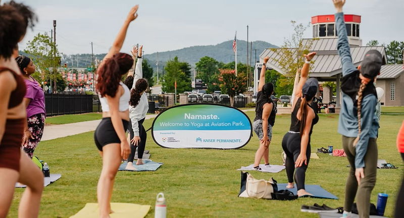 Town Center's Free Outdoor Yoga Series