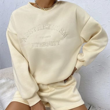 SHEIN Short & Sweater Set